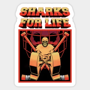 SHARKS FOR LIFE Sticker